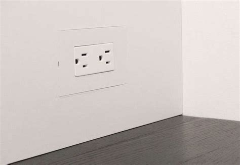 how to flush outlet boxes